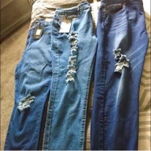 3 pairs of Fashion Nova Jeans (Size 3X)